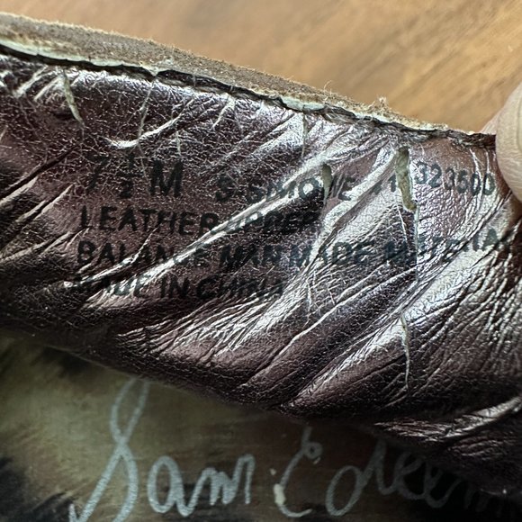 Sam Edelman Simone Booties Brown Suede Elastic Ankle Boots Women's 7.5 M - Picture 11 of 12